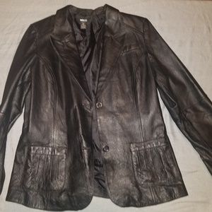 Leather Blazer